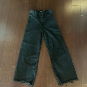 Zara Marine Straight Black Jeans Size 2